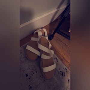 White Platform Sandals